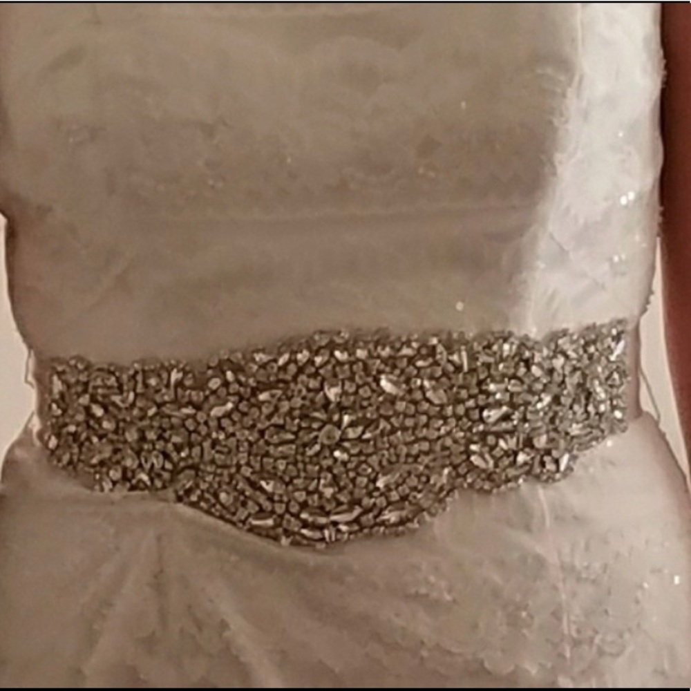 David’s Bridal Diamond Bling Sash